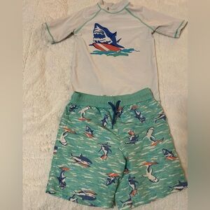 Size 5/6 Boys Swimsuit Set